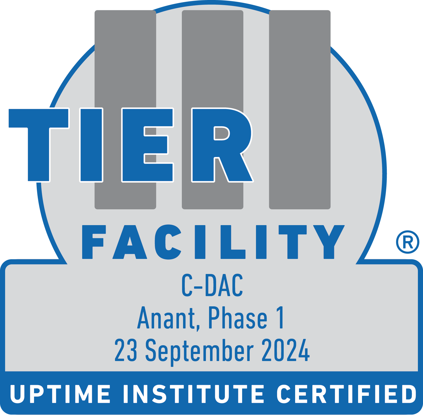 Tier III Facility - C-DAC Anant, Phase 1 - Uptime Institute Certified